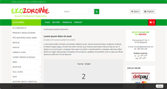 Desktop Screenshot of ekozdrowie.net